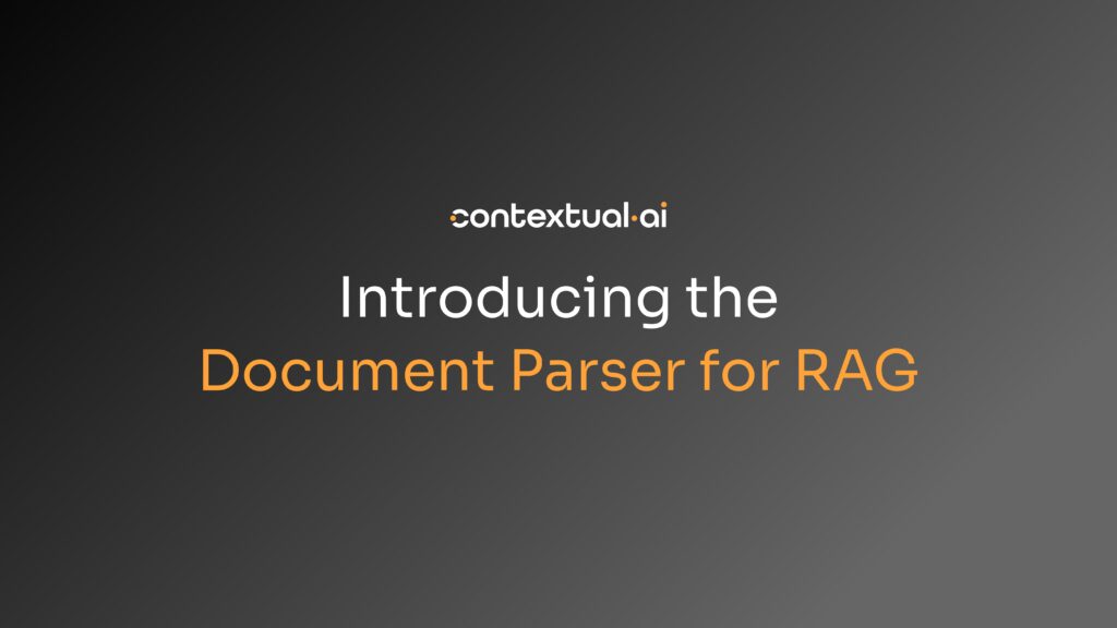 Introducing the Document Parser for RAG