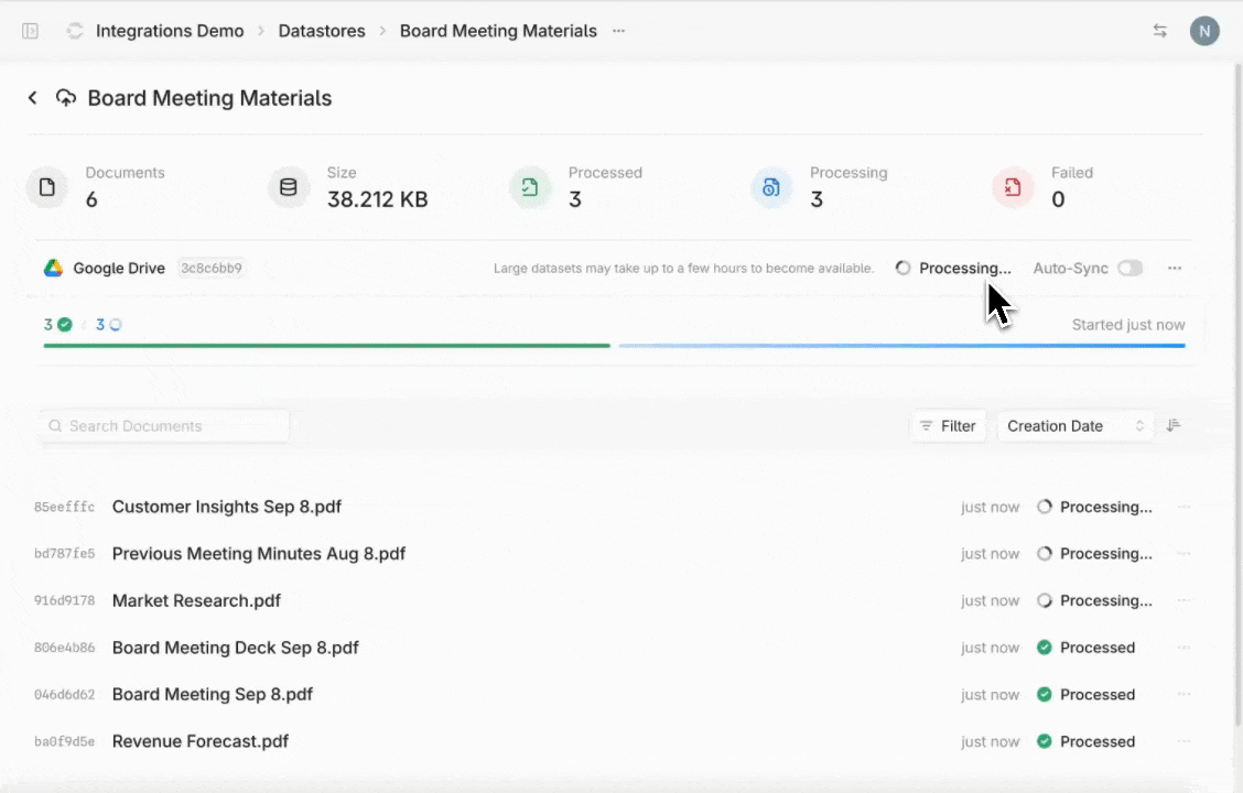 Controlling autosyncing with Contextual-ai's connectors