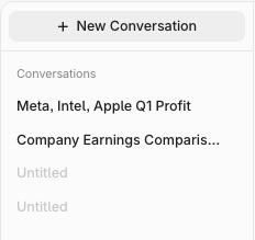 Saved prior conversations with contextual-ai's agent